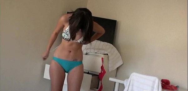  Cute skinny amateur tries anal sex Missi Daniels 1